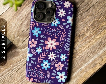 Subtle Trans Flowers Tough Case | iPhone, Samsung Galaxy & Google Pixel