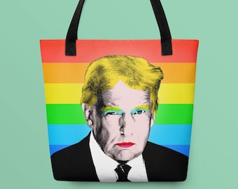 Donald Trump's Pride Tote Bag | LGBTQ+ Pride Gift