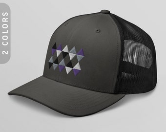 Asexual Dreiecke Trucker Cap | Ace-Pride-Hut