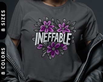 Ineffable T-Shirt | Subtle Asexual Gift | Unisex B+C 3001 Jersey Tee XS-4X