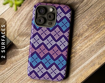 Subtle Trans Diamonds Tough Case | iPhone, Samsung Galaxy & Google Pixel