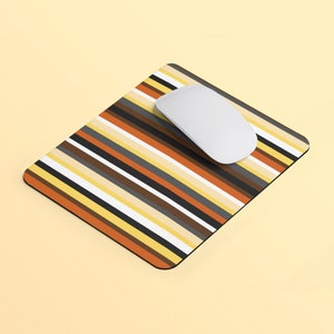 Bear Flag Stripes Mouse Pad | LGBTQ+ Pride Gift