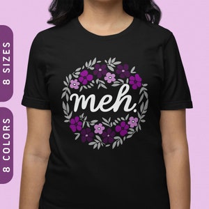 meh. Shirt | Subtle Asexual Pride Tee XS-4X