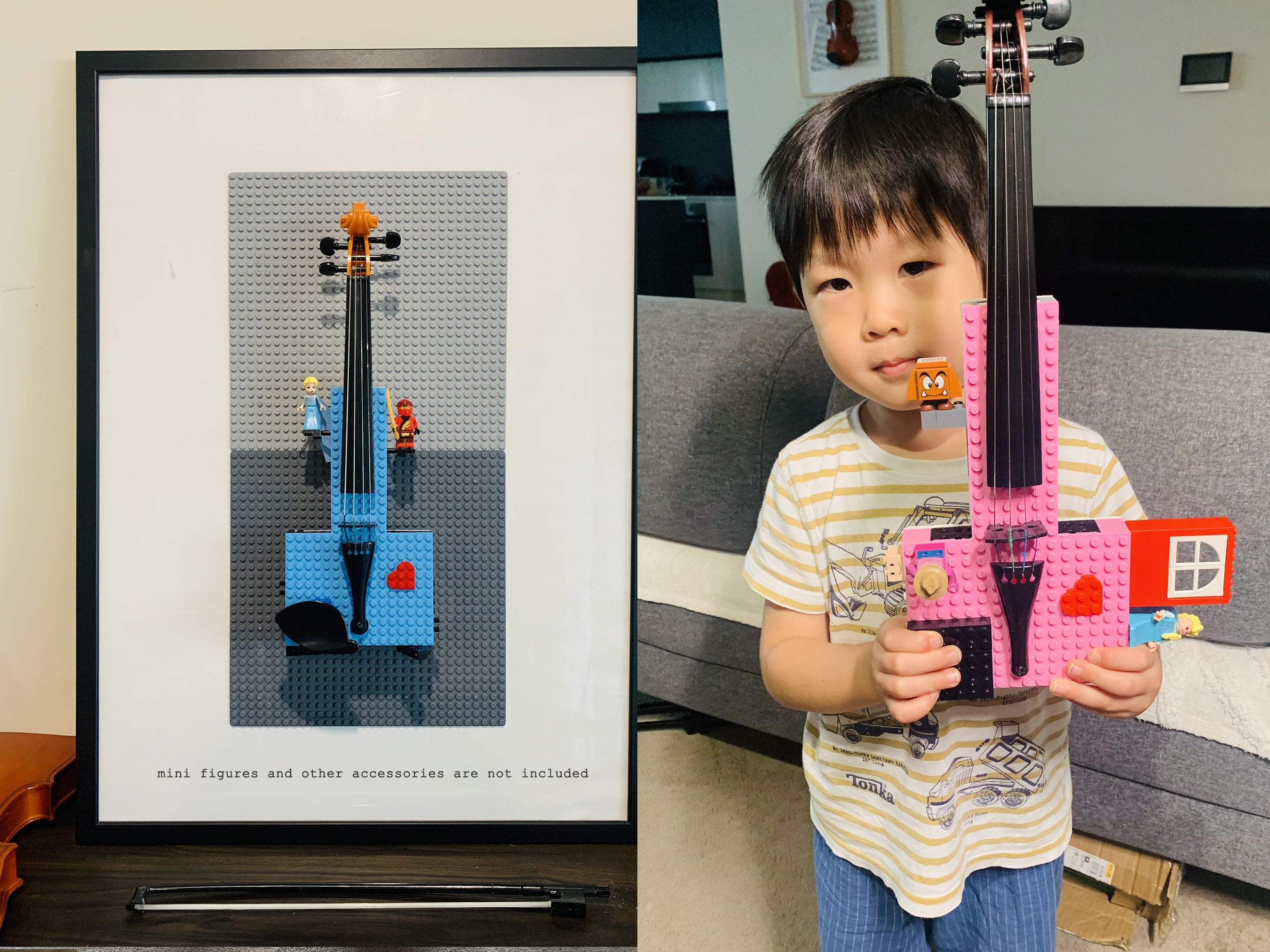 Educational/playable Lego Compatible Violin Best First Instrument for ...