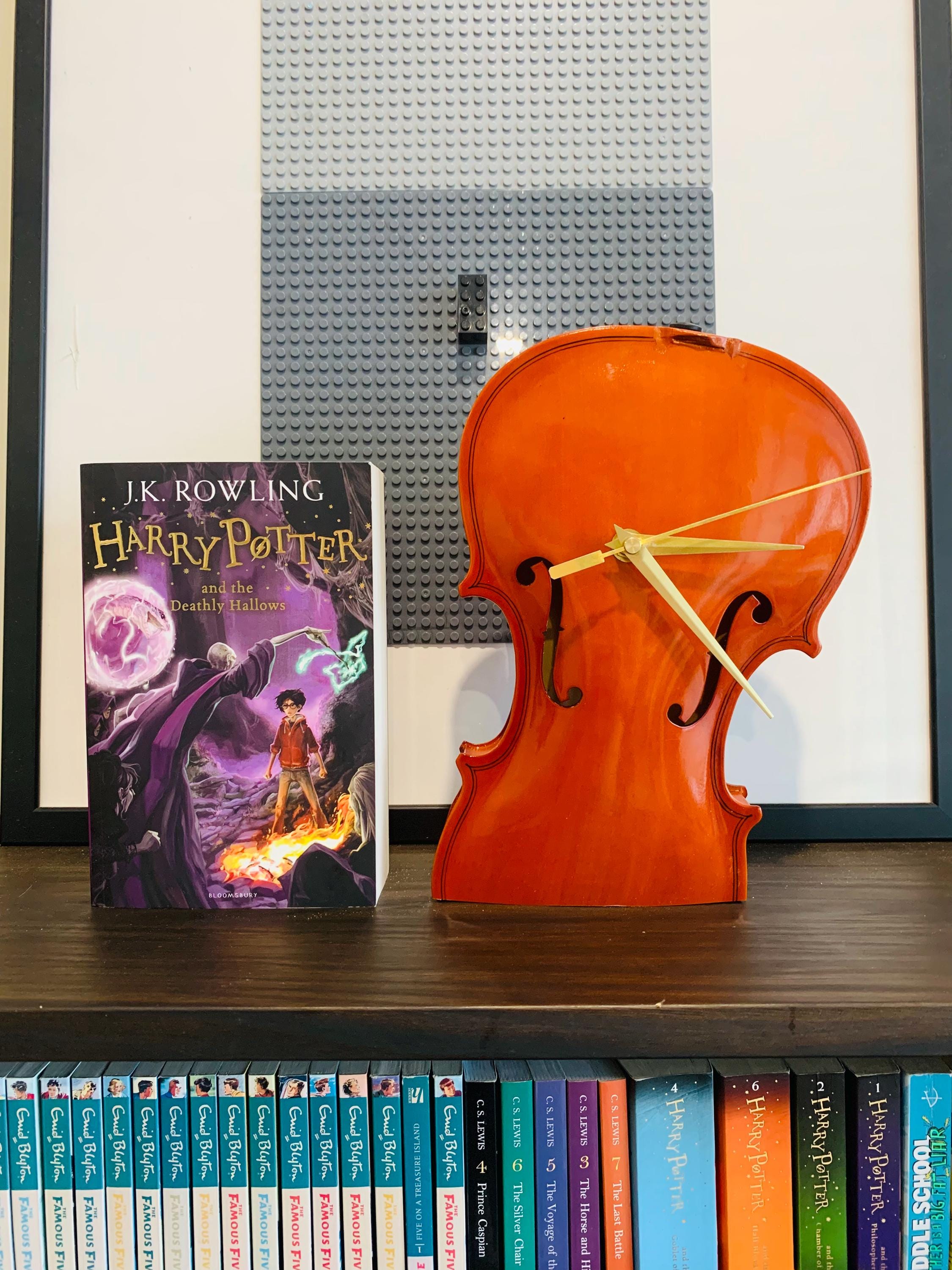 Acoustic Violin Clock – Handmade Music Lover Wall Decor - Etsy display picture 1