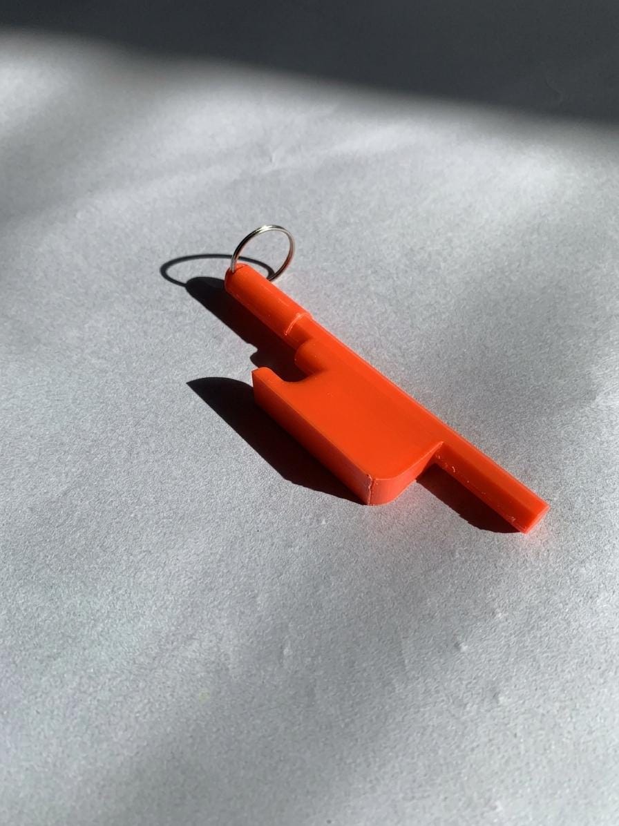 3D Printed Cello Bow Hold Keychain – Beginner Practice Aid (red) - Etsy