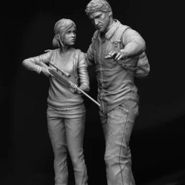 The Last Of Us Diorama STL File, 3D Model, 3D Print Model, Movie Lover, Action Figure, 3d model 3d model Figures, Anime ,