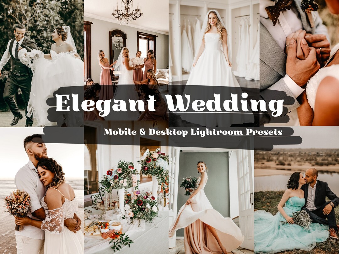 14 ELEGANT WEDDING Lightroom Presets Engagement Presets Etsy