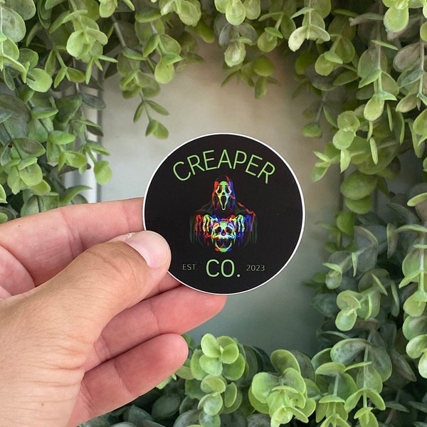 Creaper Co Sticker, Celebrate Halloween, Spooky Design, Halloween is Forever