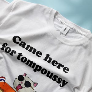 Funny Cat Tompouce T-Shirt – Dutch Kings Day Graphic Tee