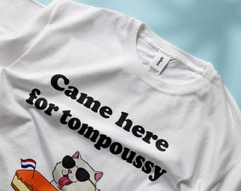Divertente maglietta con gatto Tompouce – Maglietta grafica per la festa del re olandese