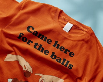 Maglietta "Came Here For The Balls" - Amante delle Bitterballen - Maglietta grafica - Cultura olandese - Amante delle polpette - Regalo per buongustai - Outfit per l'orgoglio olandese