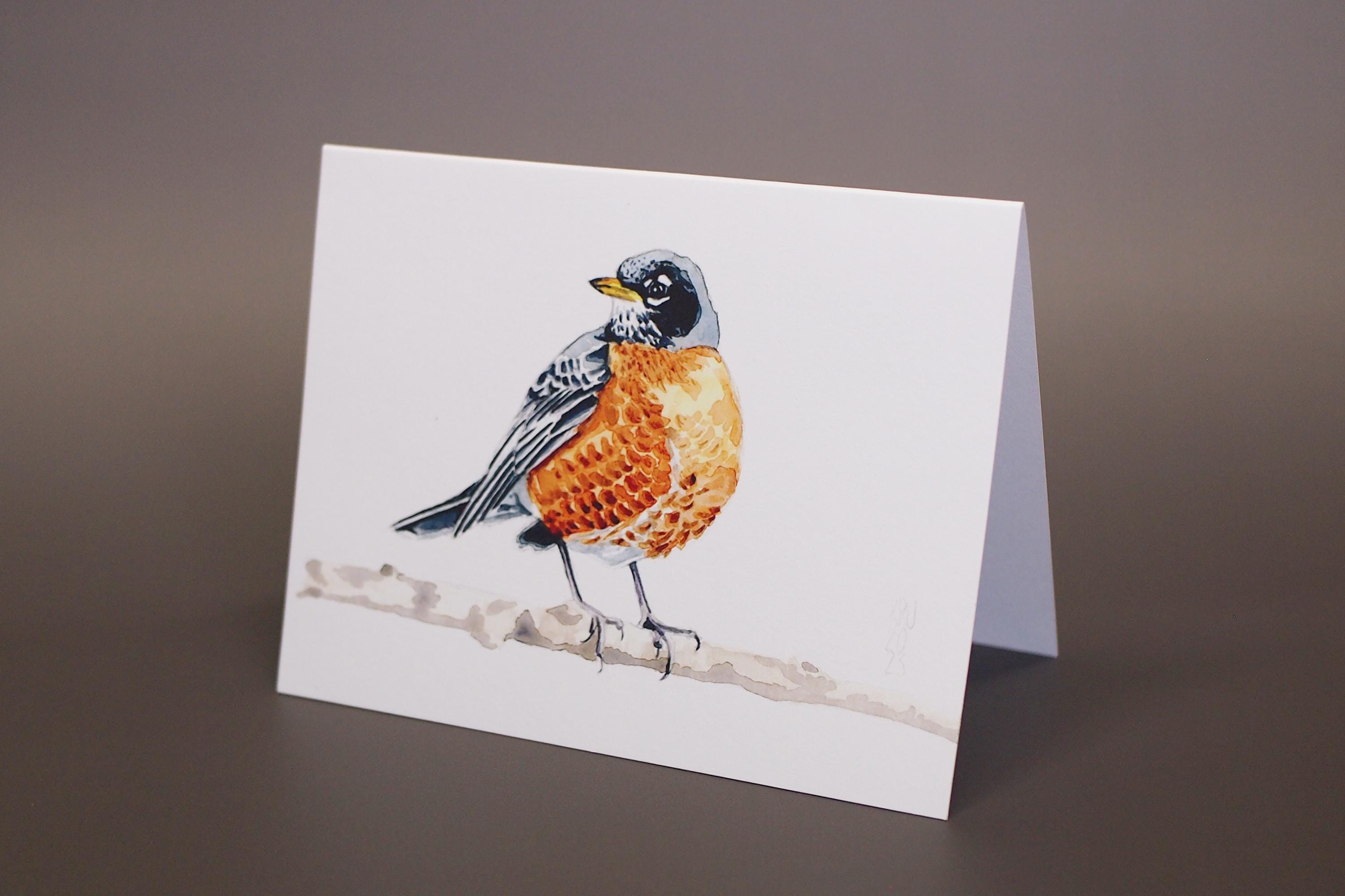 Robin Card - Etsy