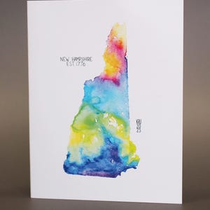 New Hampshire Map Karte