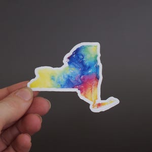 Sticker carte carte de New York