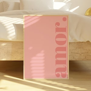 Impression d'ART MURAL ROSE Impression d'art mural rose Posters simples Impressions roses Art mural minimaliste Poster imprimable Téléchargement numérique Impressions Posters roses