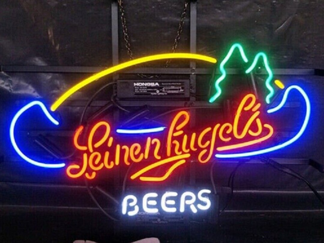 Light up Leinenkugel's Beer Canoe Boat Sign Vintage Etsy
