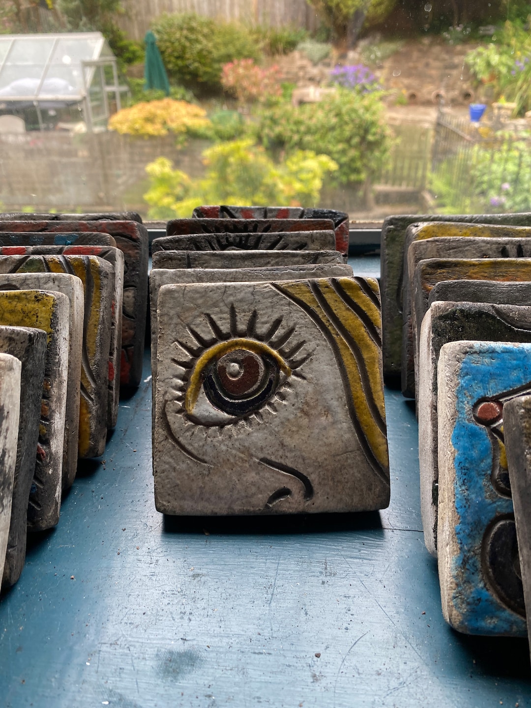 Hand Made Ceramic Raku Tile - Etsy