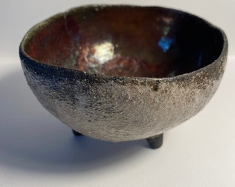 Hand made ceramic vessel.