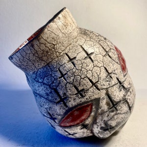 Hand made ceramic vessel.