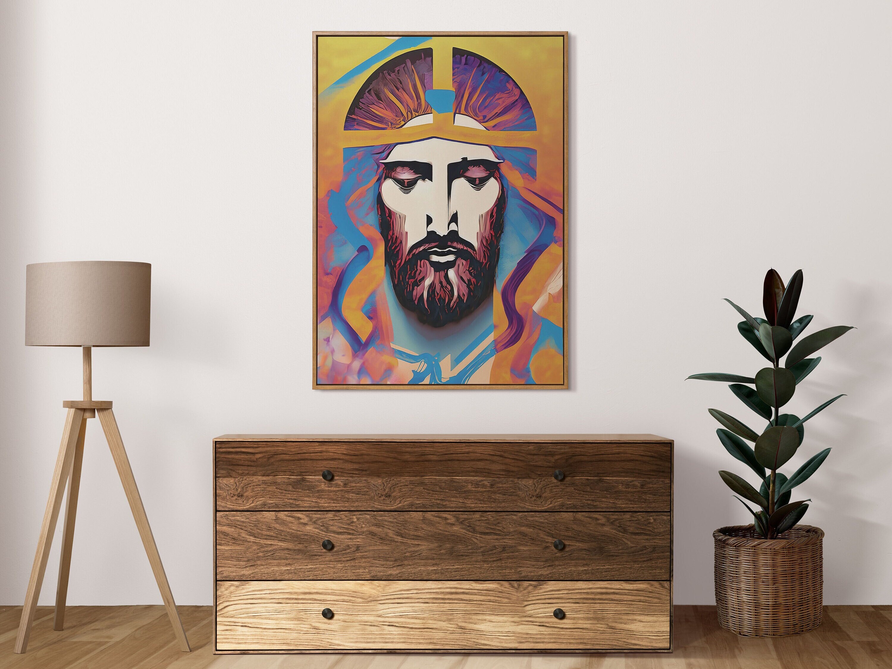 Jesus Printable Wall Art Jesus Portrait Wall Art Jesus Art Etsy Canada