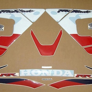 CBR 929RR 2000 Fireblade aftermarket replica stickers set stickers kit vervanging grafische reproductie restauratie labels logo SC44 929 rr