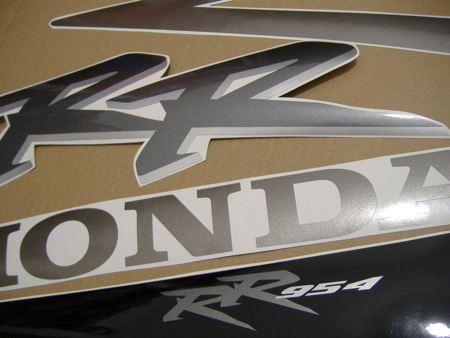 Honda CBR 954RR Fireblade 2003 decals set - black/red version