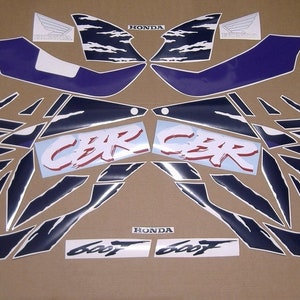 CBR 600f F2 1993 complete aftermarket replica decals set full restoration stickers kit graphics reproduction replica logo pattern 600 600f