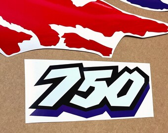Africa Twin XRV750 1993-1994 Full Aftermarket Replica Decals Set