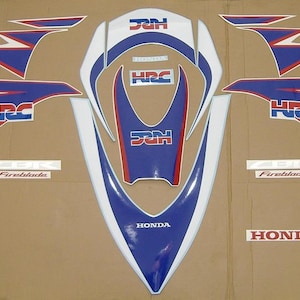 cbr 1000rr Fireblade HRC 2010 2011 full aftermarket replica decals kit stickers set replacement graphics reproduction restoration sc59