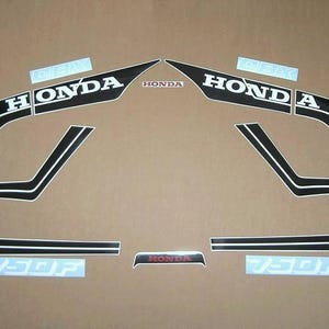 CBX 750F 1984-1986 komplett eftermarknadsreplika dekalkit fullständig restaureringsdekalset ersättningsgrafik reproduktion rc17 mönsterlogotyp