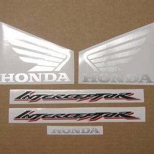 VFR 800i 2007-2009 Interceptor ABS set completo di adesivi kit di ricambio grafica riproduzione restauro rc46 vfr 800fi vfr800a 2008