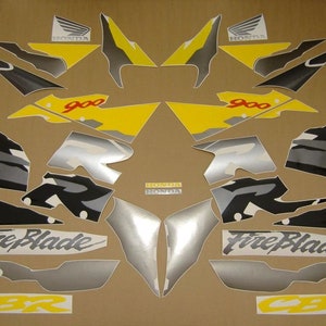 CBR 919RR 1996 Fireblade full aftermarket replica decals set stickers kit replacement graphics reproduction restoration labels logo SC33 893