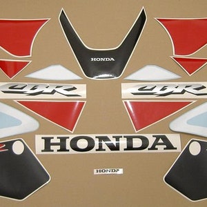 CBR 929RR 2001 Fireblade complete aftermarket replica stickers set stickers kit vervangende grafische reproductie restauratie patroon SC44