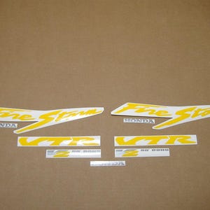 VTR 1000F Firesturm 1997-1999 komplettes AfterMarket Replika Abziehbild Set Aufkleber Restaurierung Logo Muster 1000 Grafik 1998