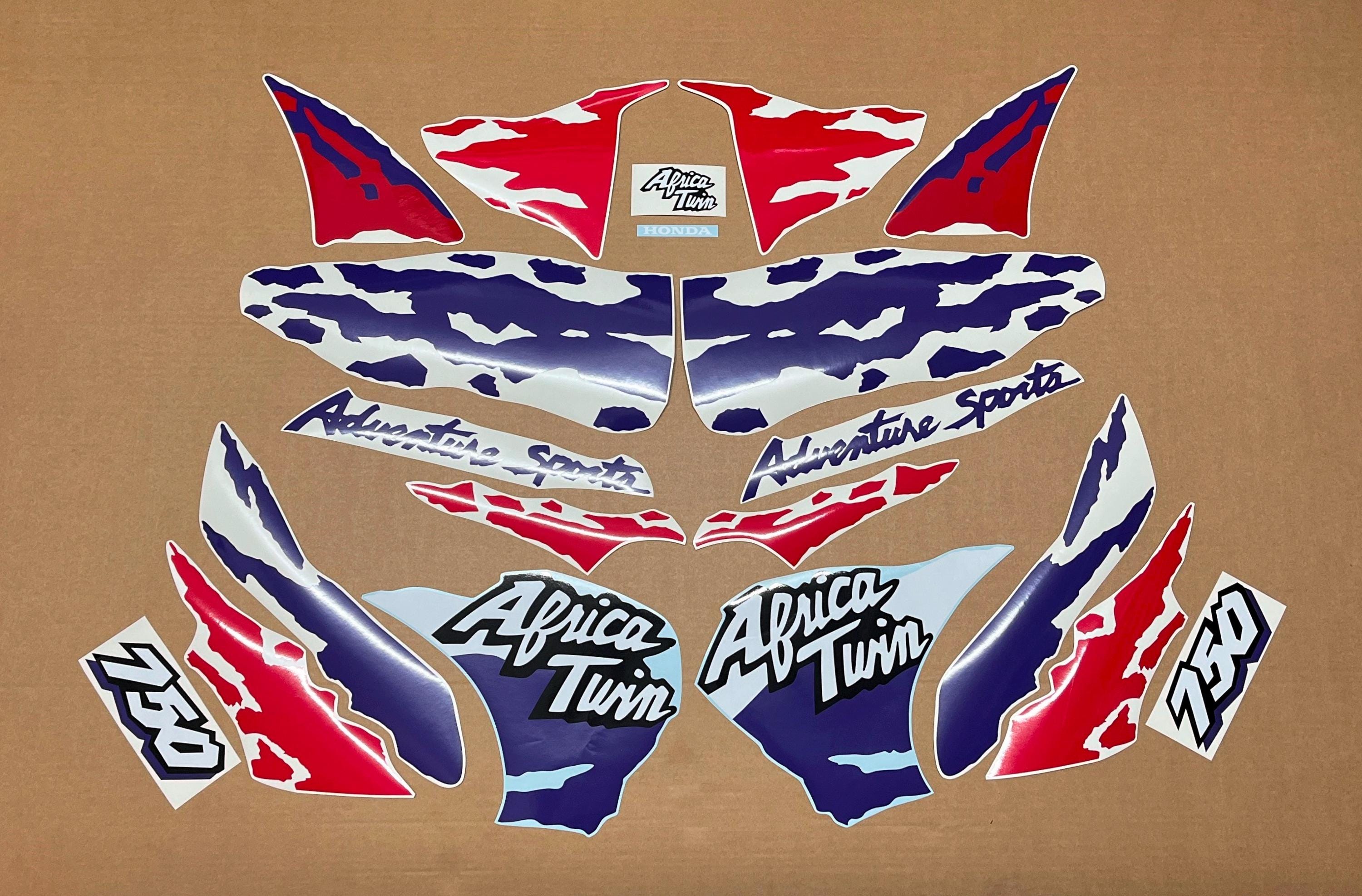 Africa Twin XRV750 1993-1994 Full Aftermarket Replica Decals Set
