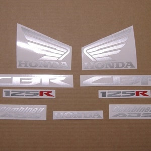 CBR 125R 2013-2014 complete aftermarket replica decals set stickers kit replacement graphics aufkleber pegatinas adesivi ABS reproduction