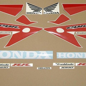 Kit completo di decalcomanie replica aftermarket CBR 1000RR 2004 Fireblade, set di adesivi, grafica sostitutiva, riproduzione, restauro, modello SC57 1000 rr