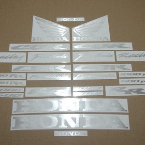 600RR/1000RR full custom aftermarket stickers set stickers kit koolstofvezel geborsteld aluminium gold mark logo patroon CBR custom graphics