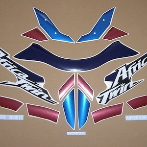 CRF 1000L 2018 2019 Afriac Twin aftermarket replica decals kit stickers set replacement graphics reproduction autocollants Adventure Sports
