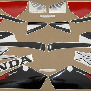 CBR 954RR 2002 Fireblade complete aftermarket replica stickers set stickers vervanging grafische reproductie restauratie patroon SC50 logo