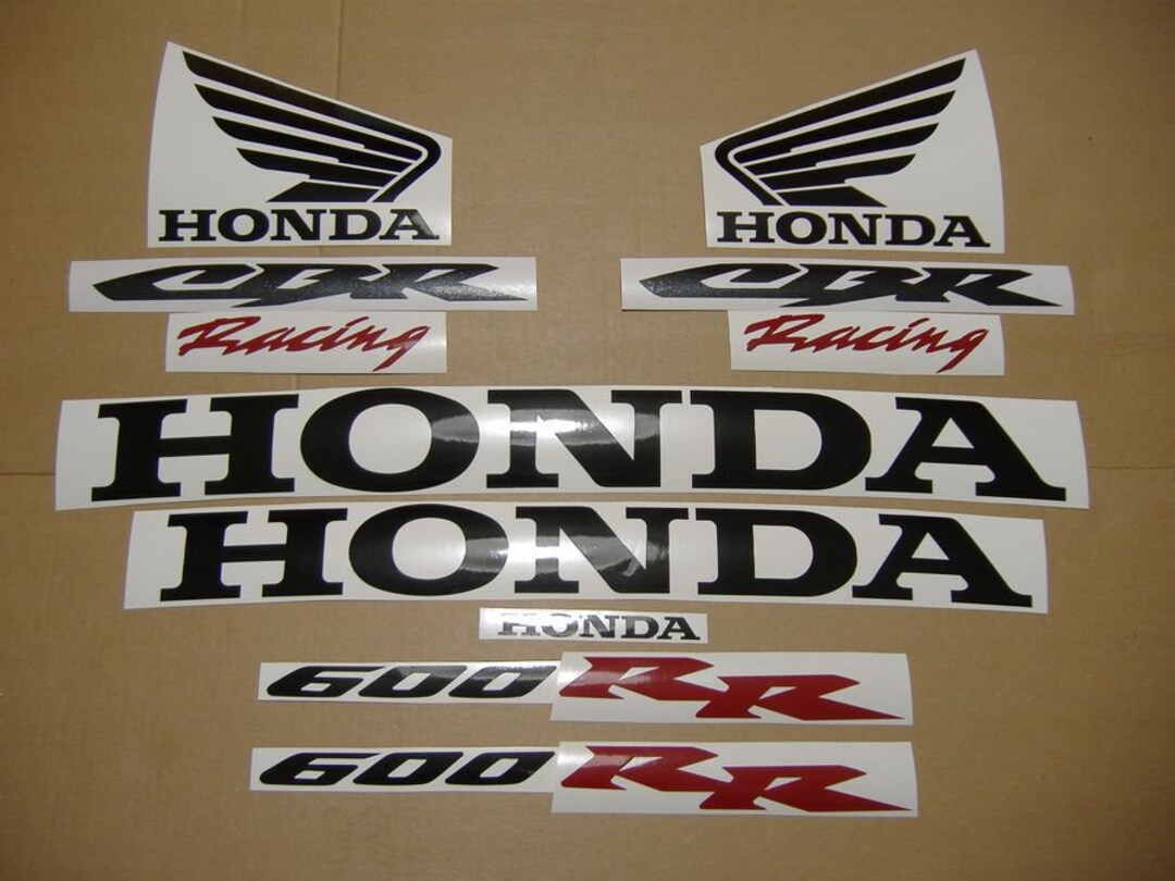 CBR 600RR 2006-2008 Complete Aftermarket Replica Decals Set Stickers ...