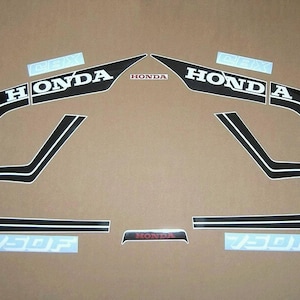 CBX 750F 1984-1986 complete aftermarket replica decals kit full restoration stickers set replacement graphics reproduction rc17 pattern logo