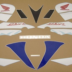 cbr 125r 2007 2008 2009 complete aftermarket replica decals set stickers kit replacement graphics reproduction restoration pattern logo