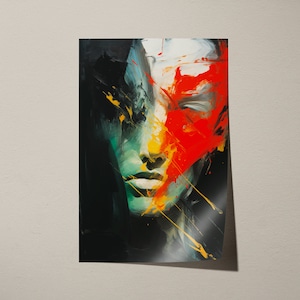 Gerhard Richter Print: Abstract Faces & Identity Transformation