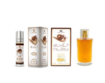 Choco Musk - Al-Rehab Eau de Parfum naturel en vaporisateur et ensemble d'huiles de parfum