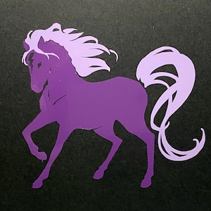 Rainbow Brite vinyl Sky Dancer sticker voor auto, raam, sticker regenboog glitter, regenboog sticker, gemaakt in de jaren 80