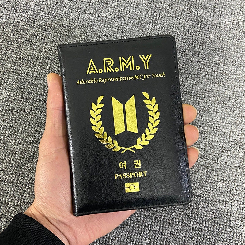 ARMY Passport Cover Ultimate Travel Accessory for BTS Fans Etsy