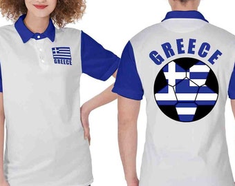 Grèce - Polo unisexe pour supporters de football