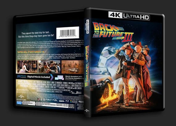 Back to the Future Custom Blu-ray Artwork - Etsy